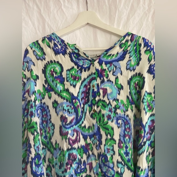 Zara Paisley Tops Boho Size XL - Picture 4 of 13